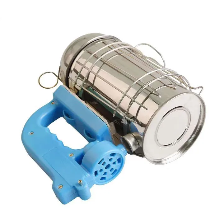 Benefitbee Stainless Steel Beekeeping Tool Electric Bee Smoker with Heat Shield protection view 4