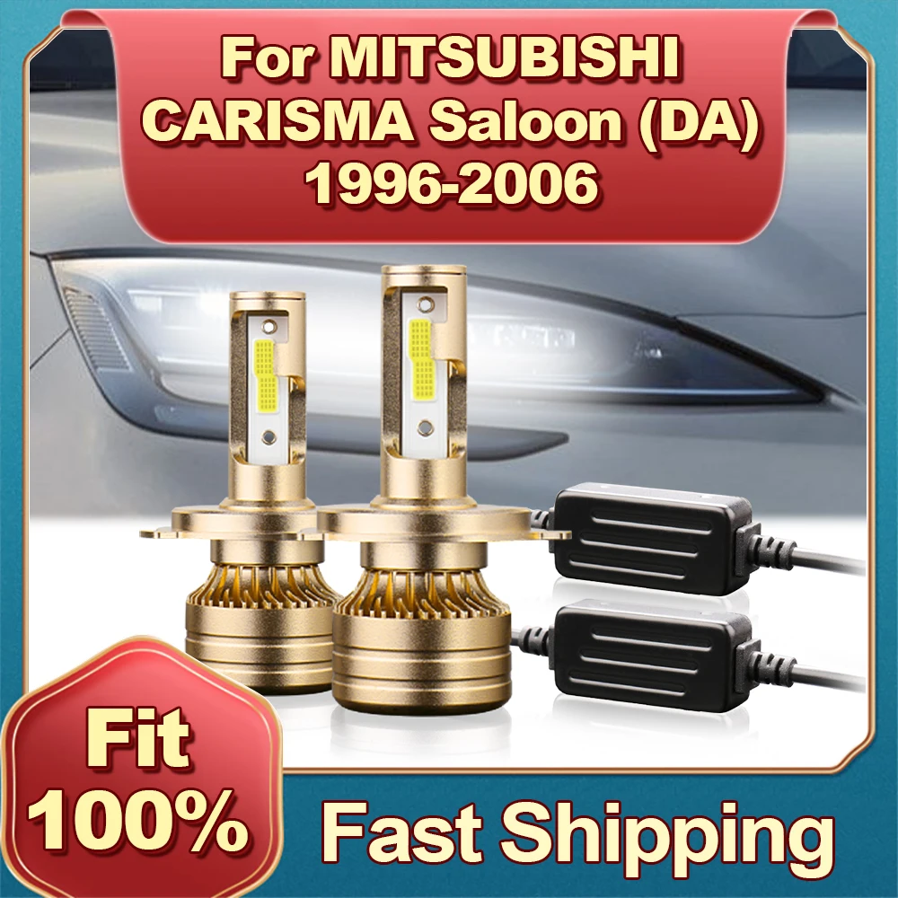 

LED Headlights 30000LM 6000K H4 Car Lamps For MITSUBISHI CARISMA Saloon DA 1996 97 1998 1999 2000 2001 2002 2003 2004 2005 2006