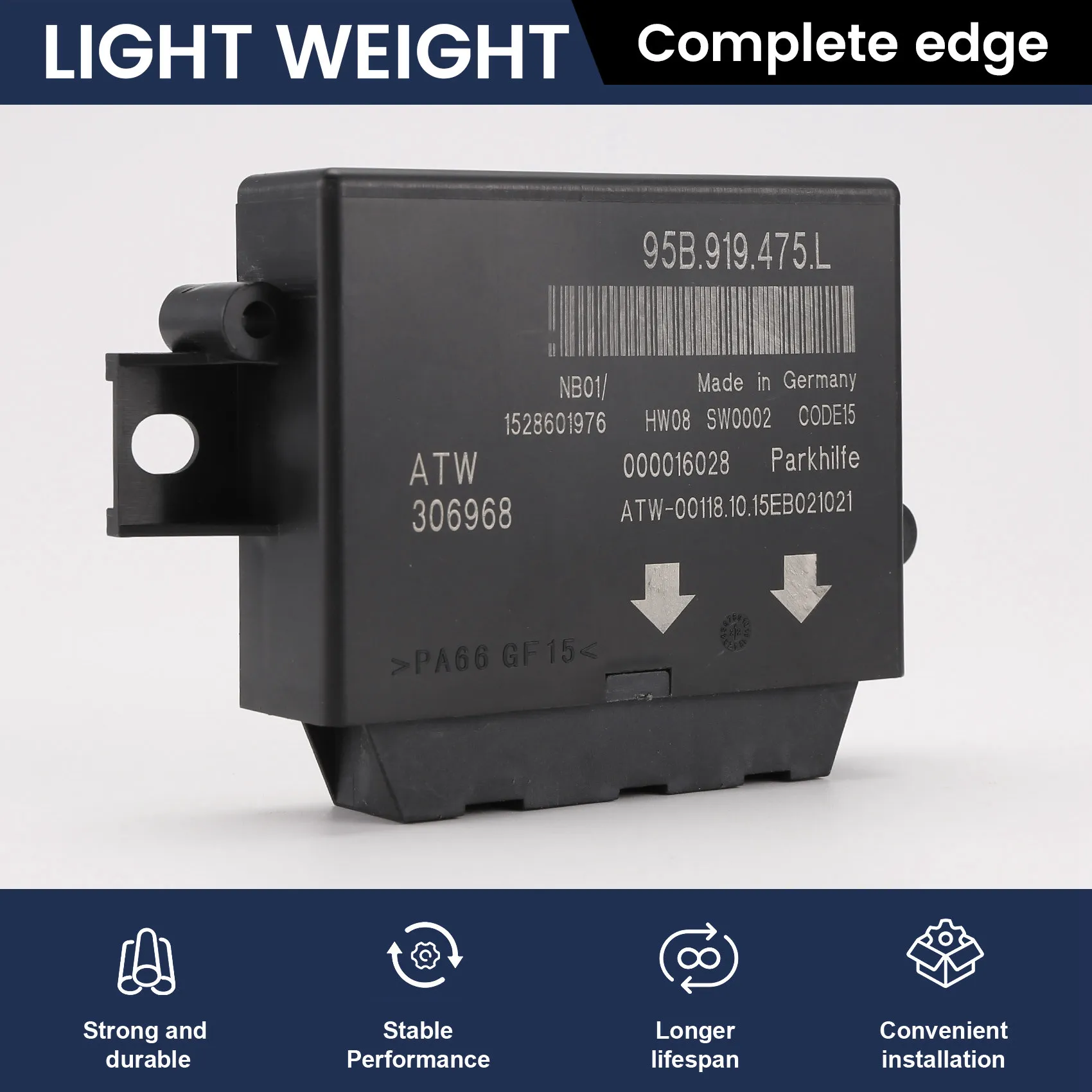 

Lasting 95B919475B For Porsche 982 718 Boxster 982C 718 Cayman Reversing Radar Module Assist Control Module 95B919475L/S/Q/M