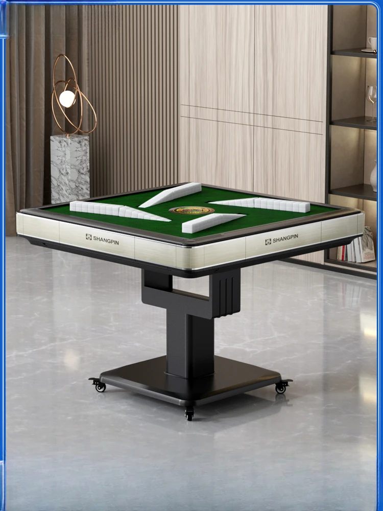 Modern Brain Power Dining Table Automatic Shuffling Fold Mahjong Table Dining Room Amusement Tavolo Pranzo Home Furniture LVMC