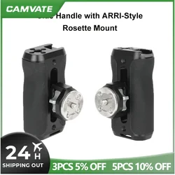 CAMVATE Camera Side Handle Silicon Hand Grip with ARRI-Style Rosette Mount For Camera Cage Rid Kit Handgrips