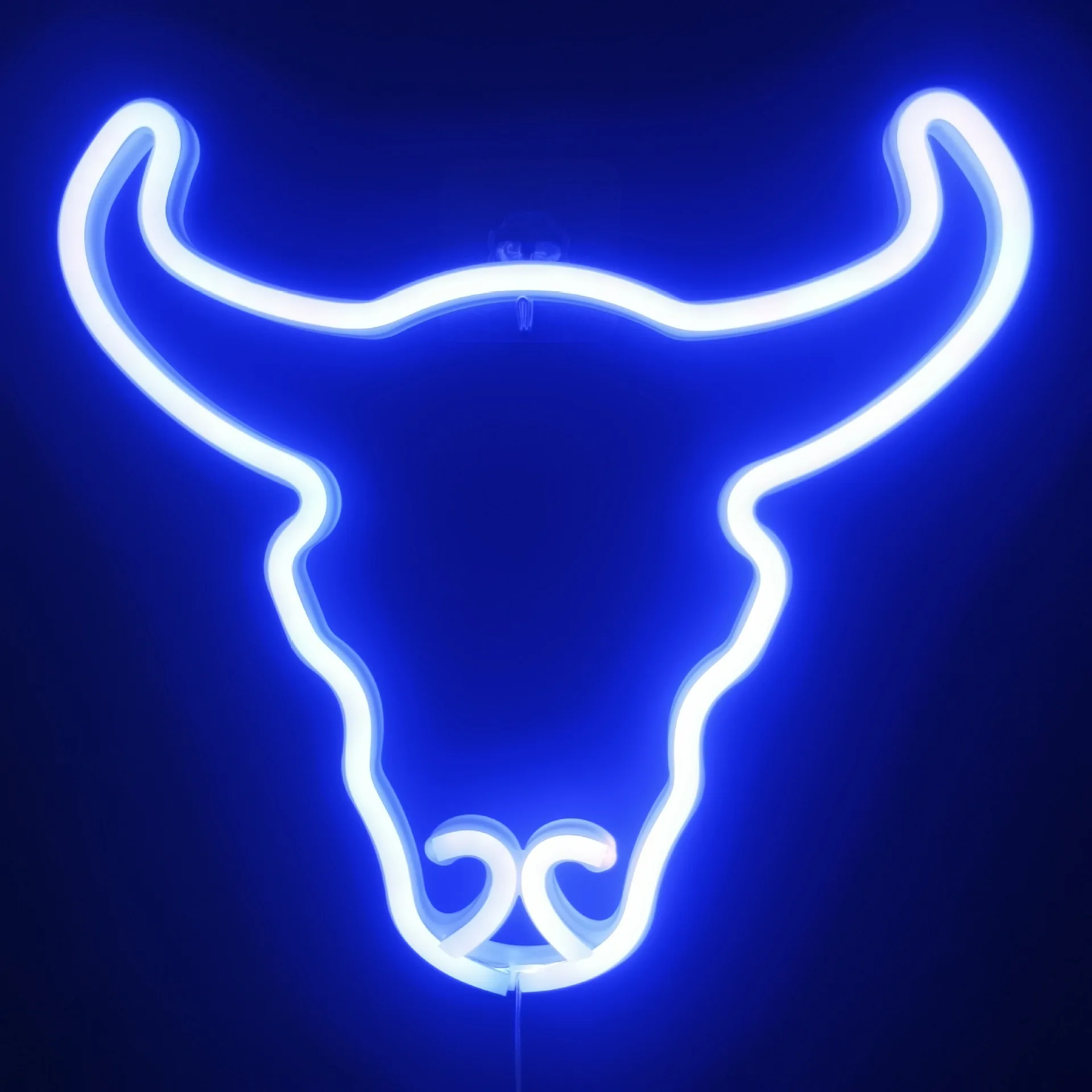 

Bull Head Neon Sign Lights USB/Battery Powered LED Light for Bedroom Room Decoration Gift Night Light Decoration Party Holiday