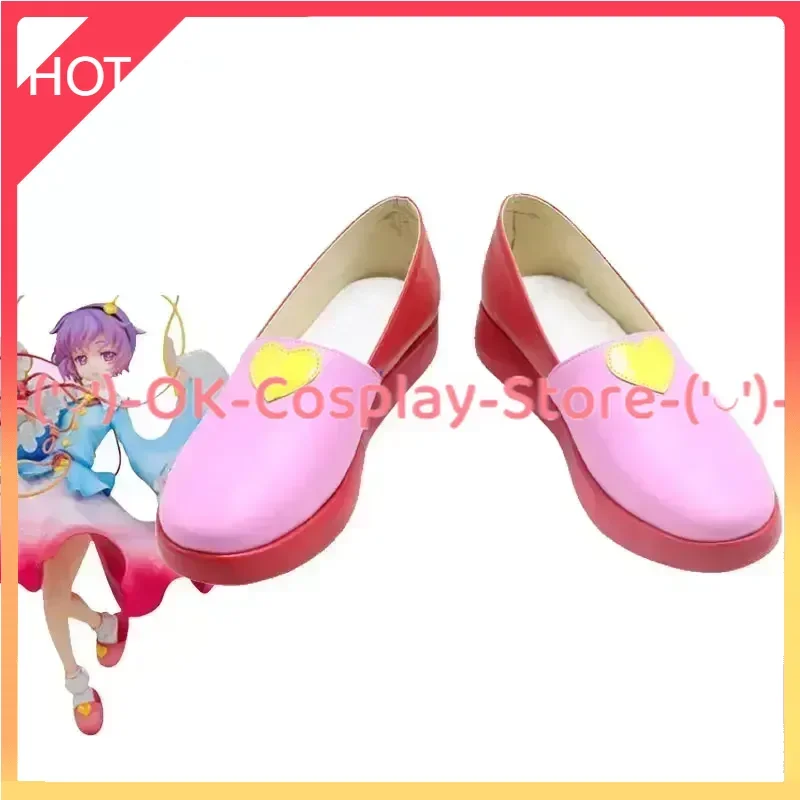 Komeiji Satori Cosplay Shoes PU Leather Shoes Halloween Carnival Boots TouHou Project Cosplay Prop Custom Made