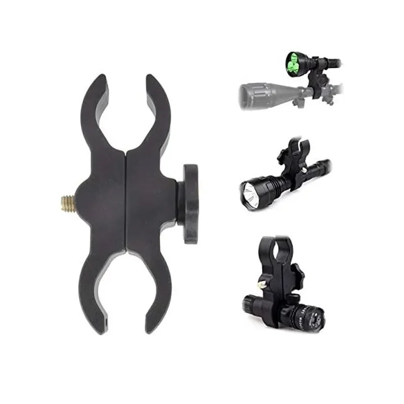 Scope Flashlight Laser Mount Bracket,Adjustable Mounting,Fit Hunting Binoculars with diameters (25mm-30mm),Toy Gun Accessories