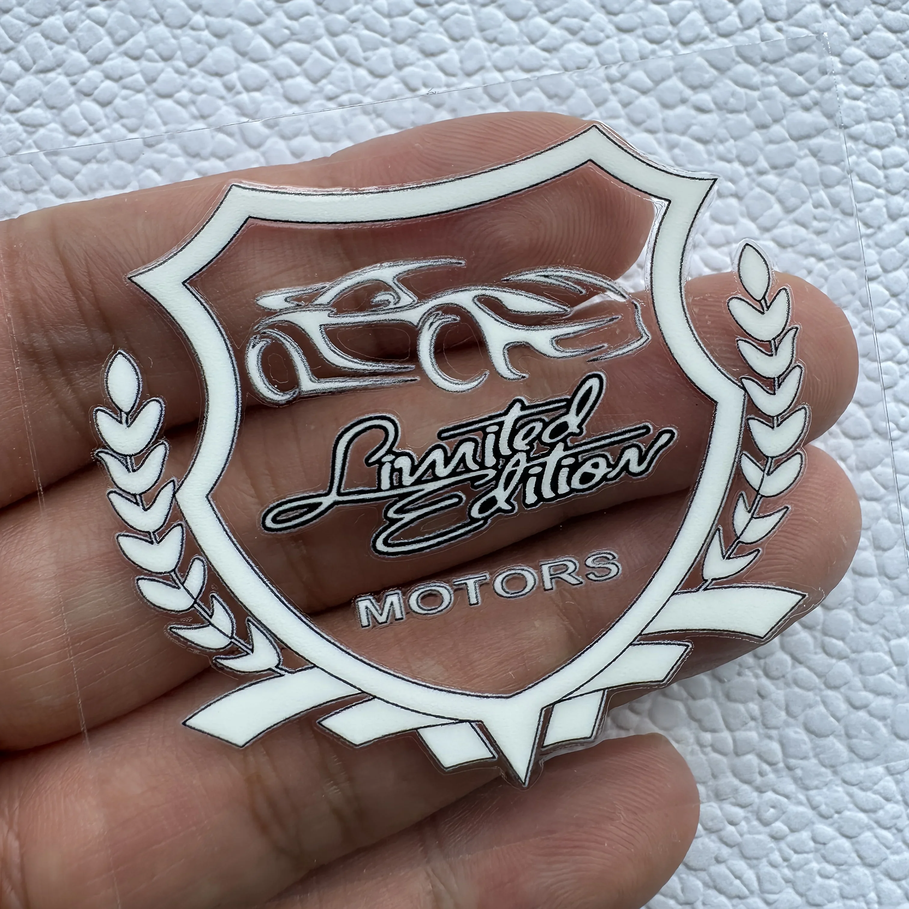 Pegatina de insignia con logotipo de coche de edición limitada, 1 unidad, para todos los exteriores de vehículos