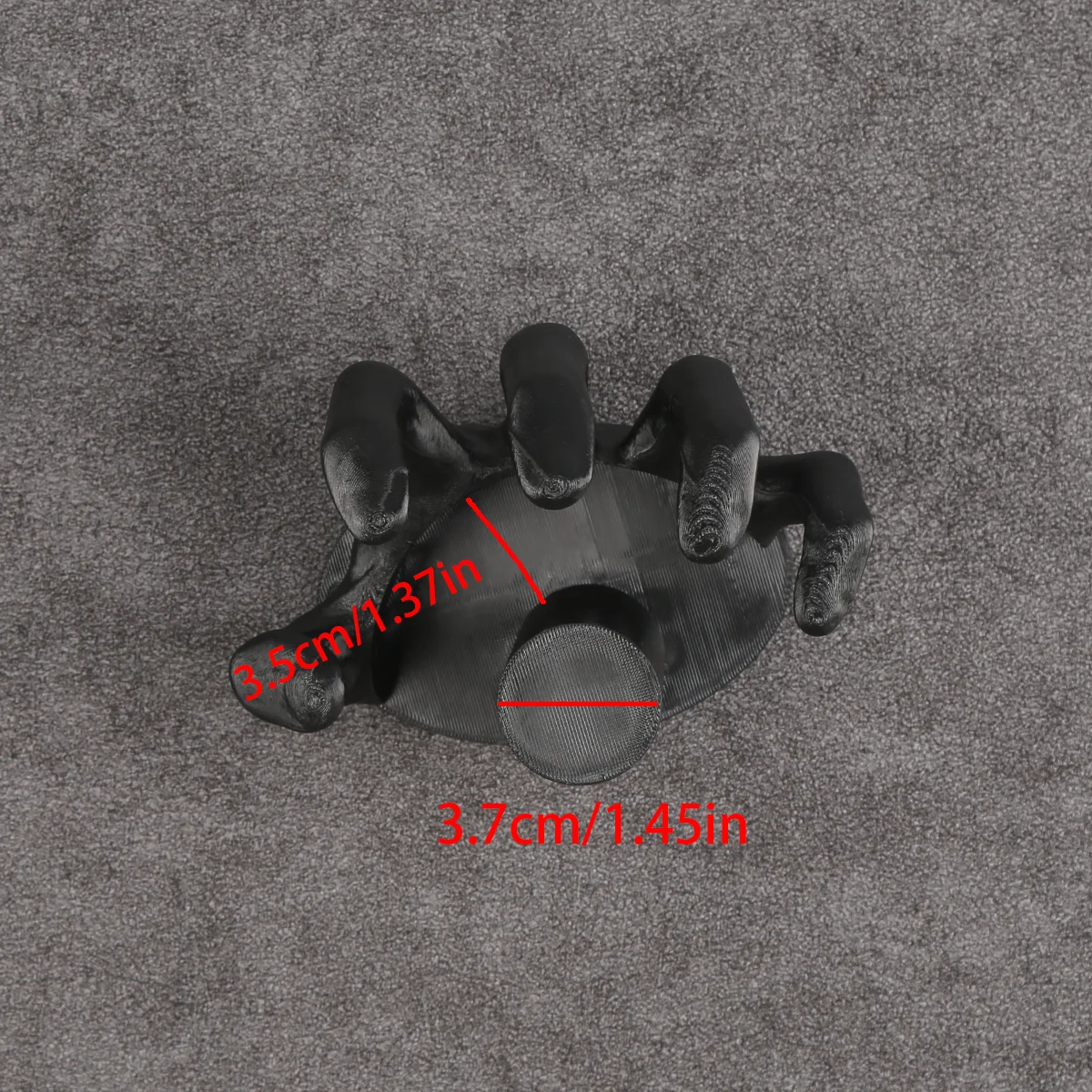 1 PC  Gothic style black witch hand, bathroom toilet paper decoration box, creative design, Halloween home decoration craft