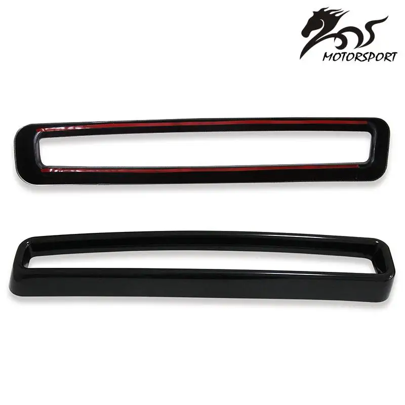 

2pcs Black Front Grill Grille Inserts Cover Trim for Dodge Challenger 2015-2020