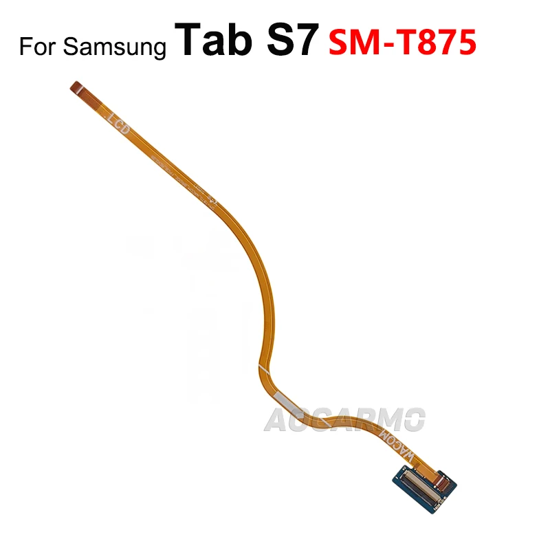 Aocarmo For Samsung Tab S7 T875 LCD Display Screen Flex Cable Connection Touch Board Replacement Part