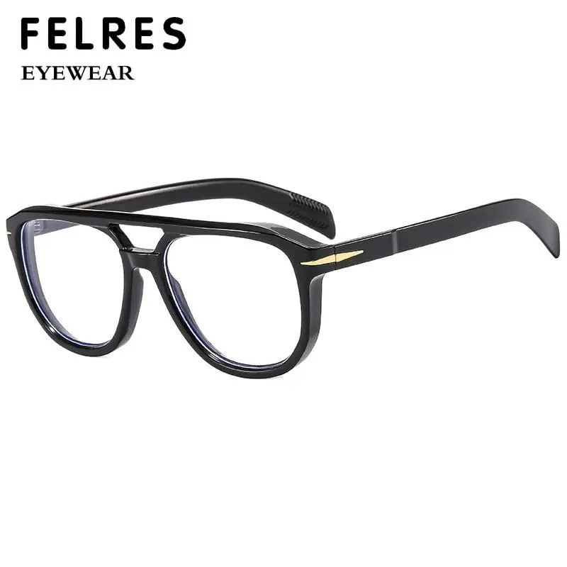FELRES Square Anti Blue Light Reading Glasses Women Prescription Eyewear Optical Glasses Single Focus Presbyopic Glasses +1.75
