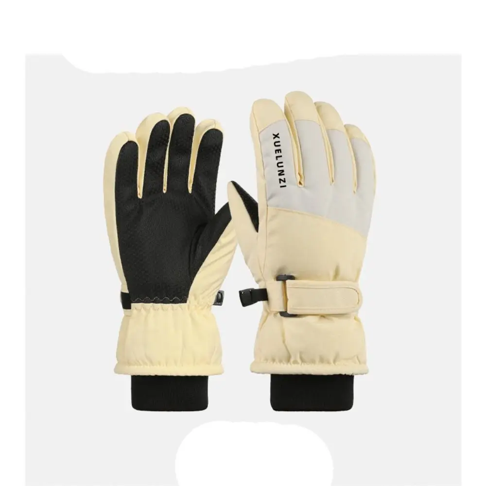 Nuovi guanti da sci per bambini caldi invernali antivento neve snowboard guanti sportivi all'aria aperta addensare guanti da ciclismo antiscivolo
