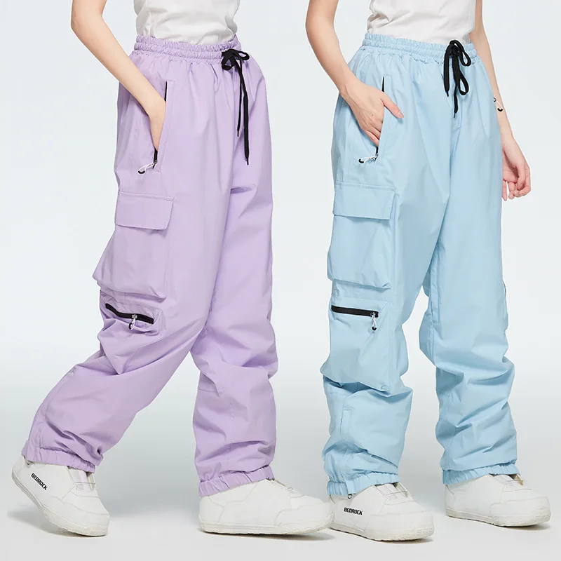 

Ski Pants Men's And Women's 24-25 Snow Season Outdoor Windproof Waterproof Warm Thickened American Snowboard Ski Pants