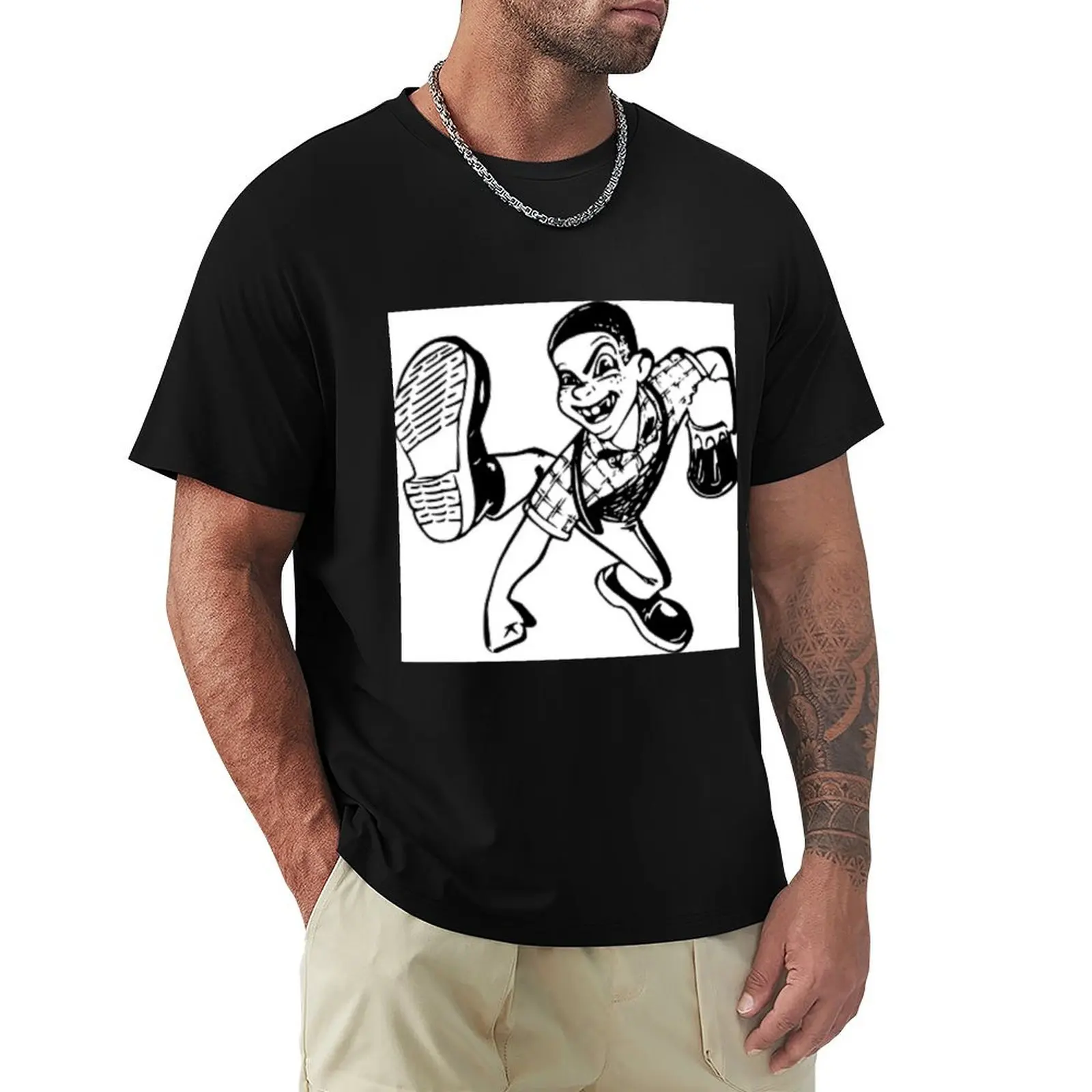 Rough boy skinhead T-Shirt man t shirts graphic T-Shirt