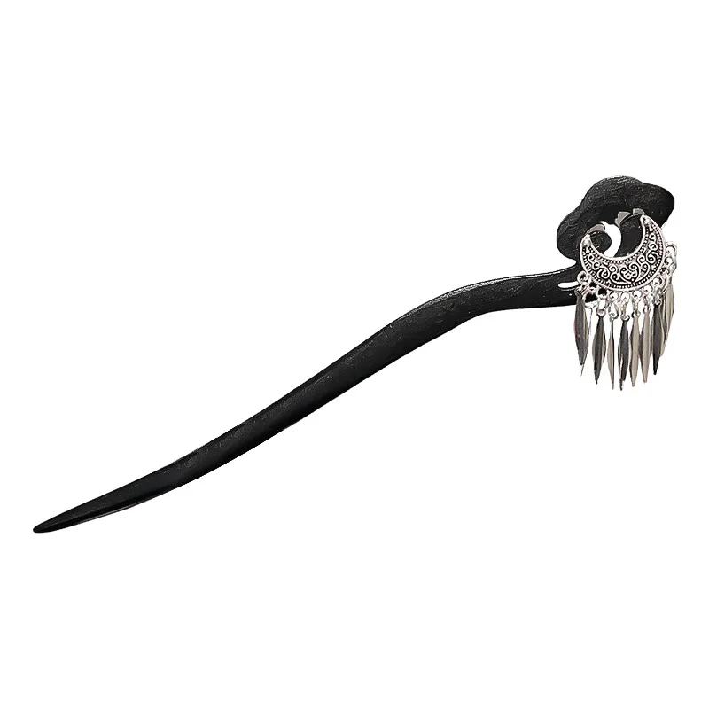 Chinese Style Hairpin Classy Hairclips new elegant Headwear for Women silver hair sticks design hair accessories view 6