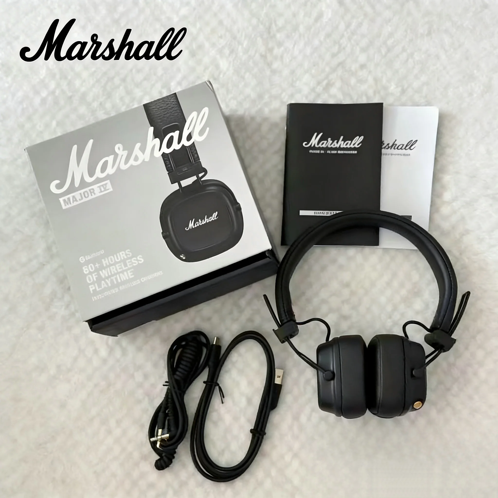Marshall Major IV 4 Wireless On-Ear Bluetooth Headphones with Deep