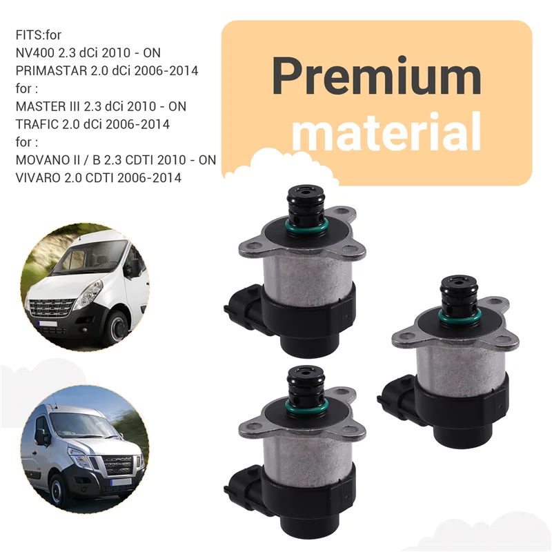 

OB-For Renault Master Opel Movano 2.3 CDTI DCI Fuel Pump Pressure Regulator Valve 0928400769 0928400703