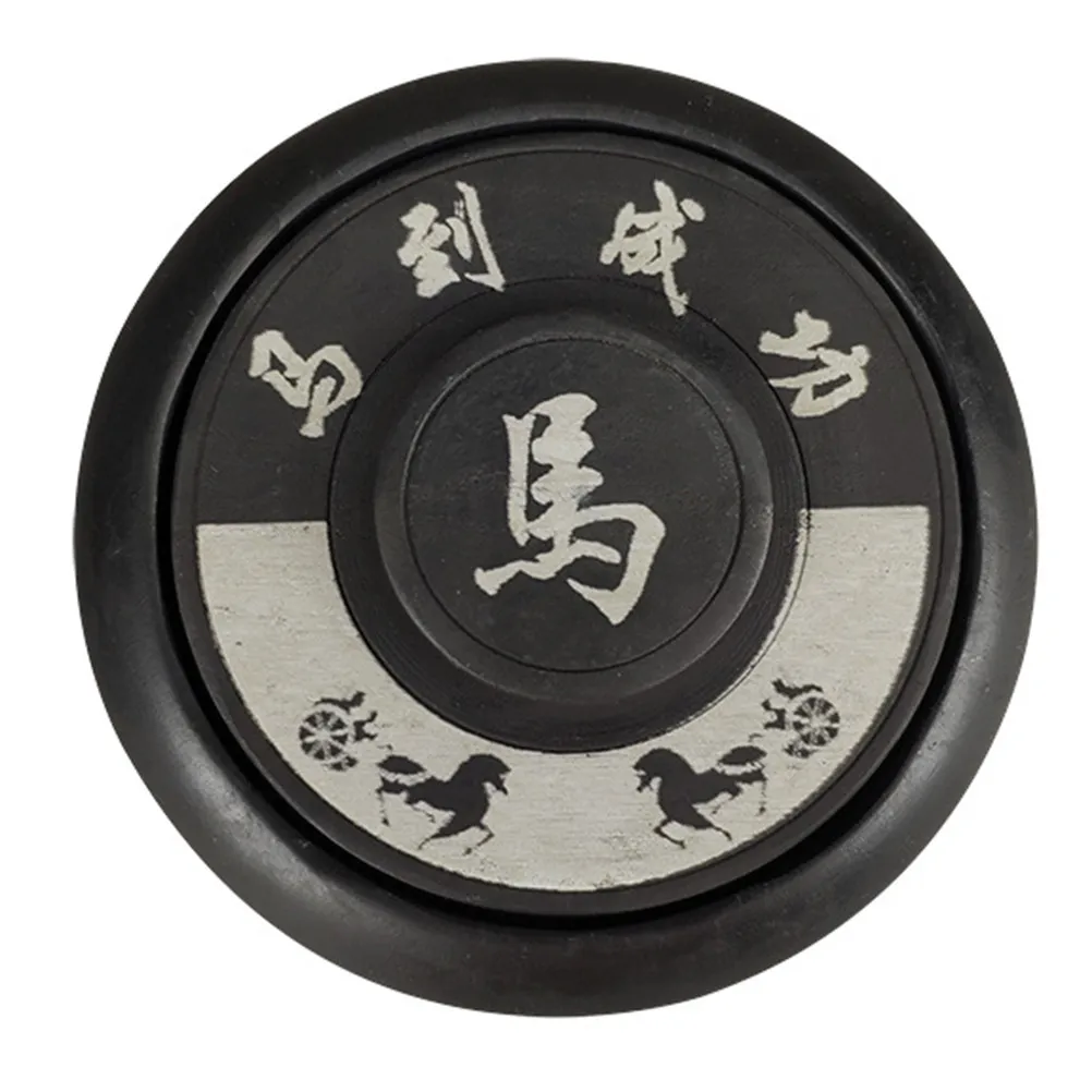 

1Pcs 4 Inch Traditional with Cover Calligraphy Accessory for Ink Grinding Smooth Surface Portable Creative Painting
