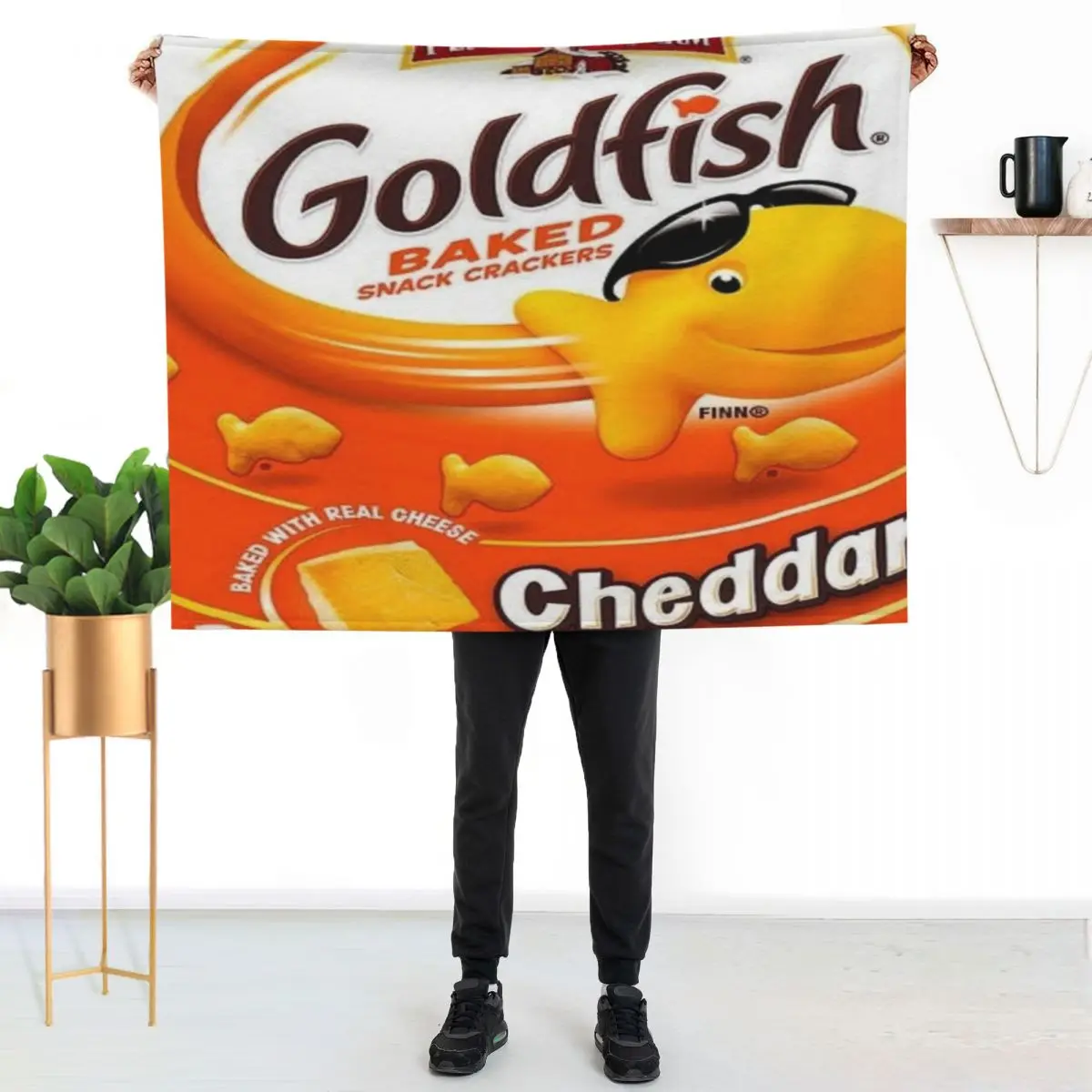 

Goldfish Throw Blanket Breathable Lightweight Blanket for Adults Kids
