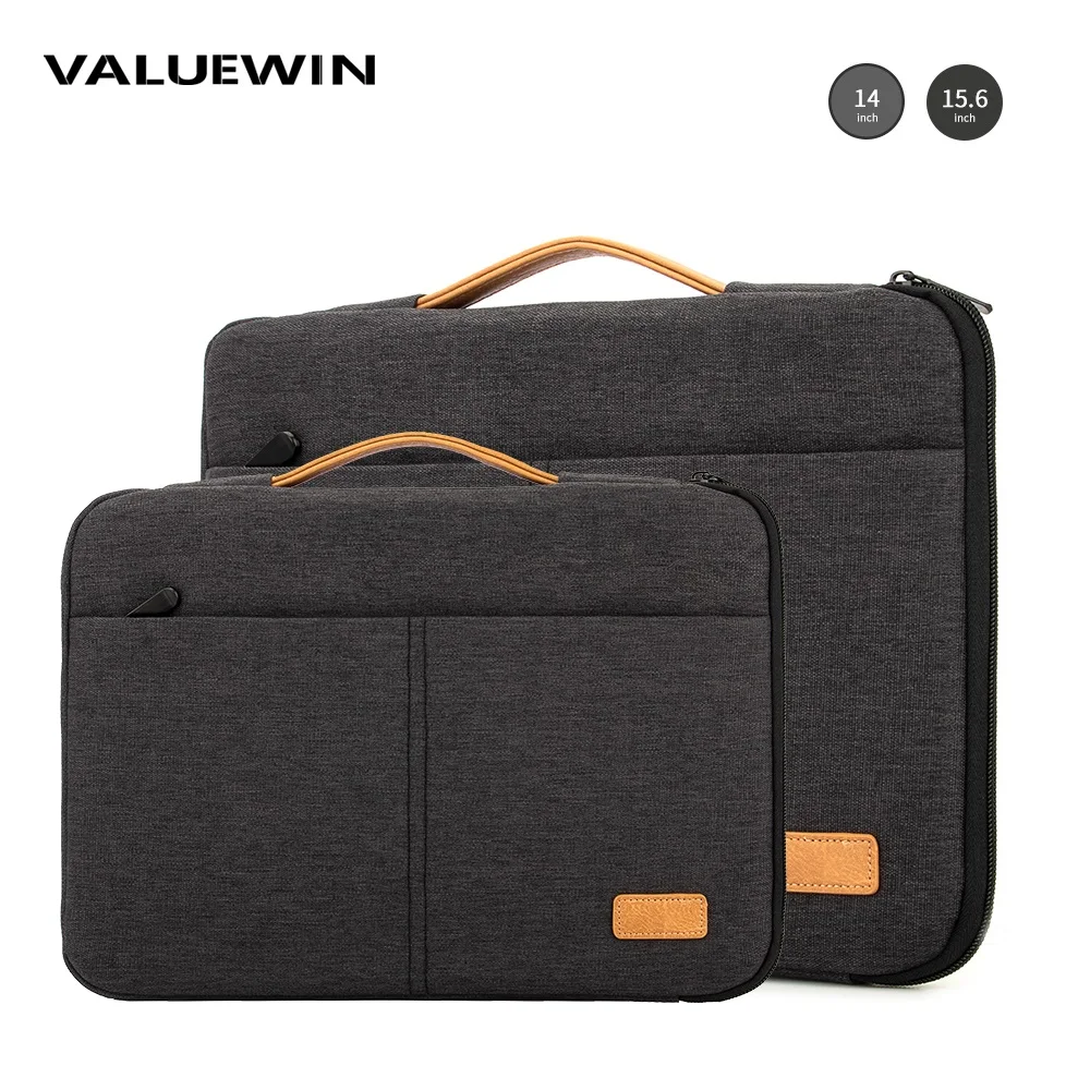 Bolsa para Laptop de 14 a 15,6 Polegadas, Capa para Notebook para Macbook, HP, Dell, Acer, Maleta para Computador à Prova de Choque, Bolsa de Viagem para Negócios