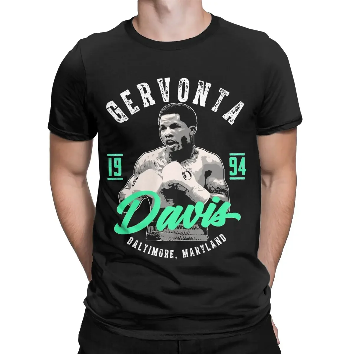

Tank Gervonta Davis Men T Shirt Vintage Tee Shirt Short Sleeve O Neck T-Shirts Cotton Gift Idea Clothing