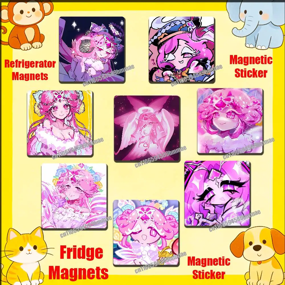 

For Eternal Sugar Cookie Coin Fridge Freezer Refrigerator Magnets Kitchen Metal Cabinet Magnetic Sticker Card