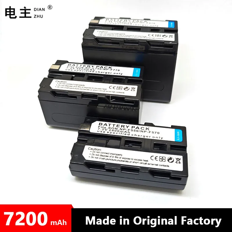 NP-F970 NP-F770 NP-F570 NP F550 F750 F960 Battery and Charger For SONY F730 F980 F530 F330 TRV35 TRV58 FD91 MC1500C fill light