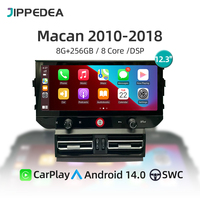 Android 14.0 Car Radio CarPlay GPS Navigation 4G WiFi QLED Screen Bluetooth Car Multimedia Player For Porsche Macan 2010-2018