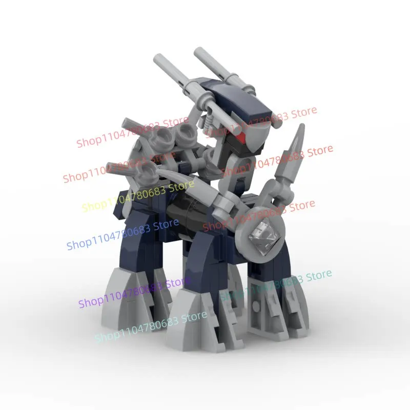 New Original MOC Sci-Fi Combat Mech, Easy Assembly, Building Block Toy, Collectible Ornament, Holiday Gift