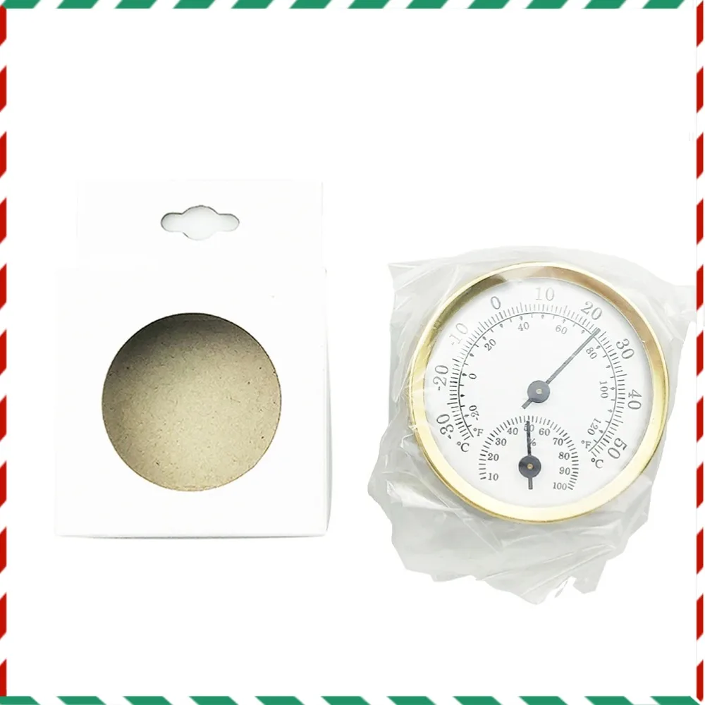

2 in 1 Thermometer Hygrometer Wall Mounted Mechanical Analog Temperature Gauge Humidity Meter