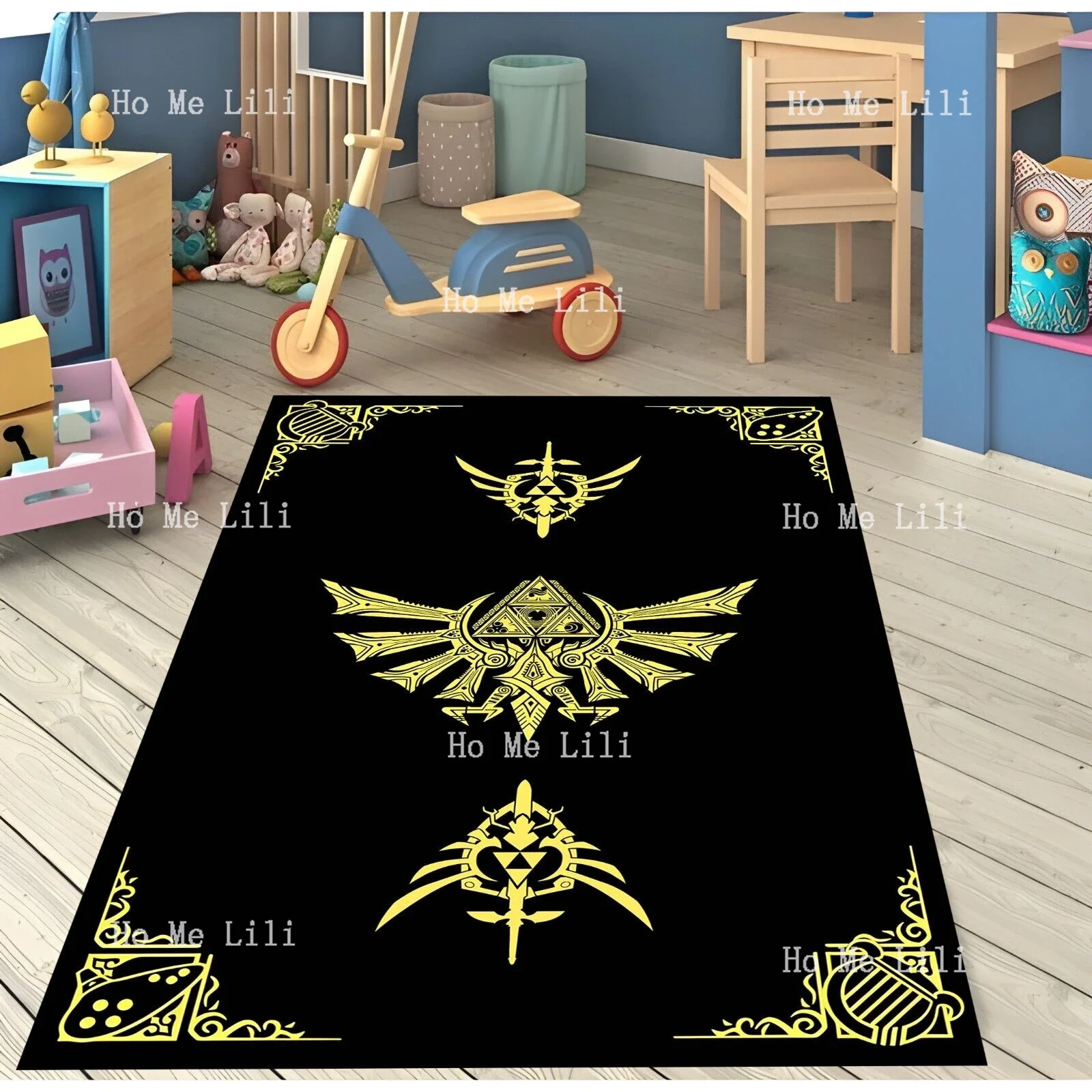 Zelda Rune Rug Teen Room Mat