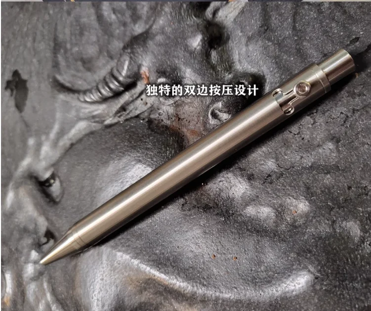 Imagem -05 - Pure Titanium Alloy Pen Tc4 Assinatura de Caligrafia Tactical Bolt Action Pen pc