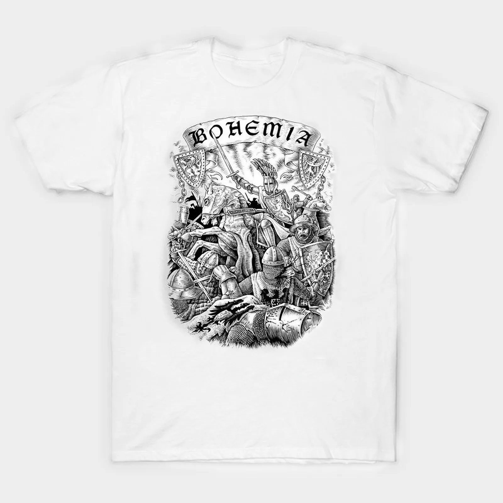 Premysl Otakar II King of Bohemia The Iron and Golden King T-Shirt. Summer Cotton Short Sleeve O-Neck Unisex T Shirt New S-3XL