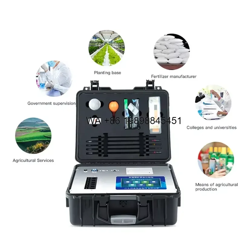 Wmwmnu Soil Nutrient Detector NPK Test Equipment Agricultural Test Kit Soil Testing Instrument for Garden Farm Plant Care
