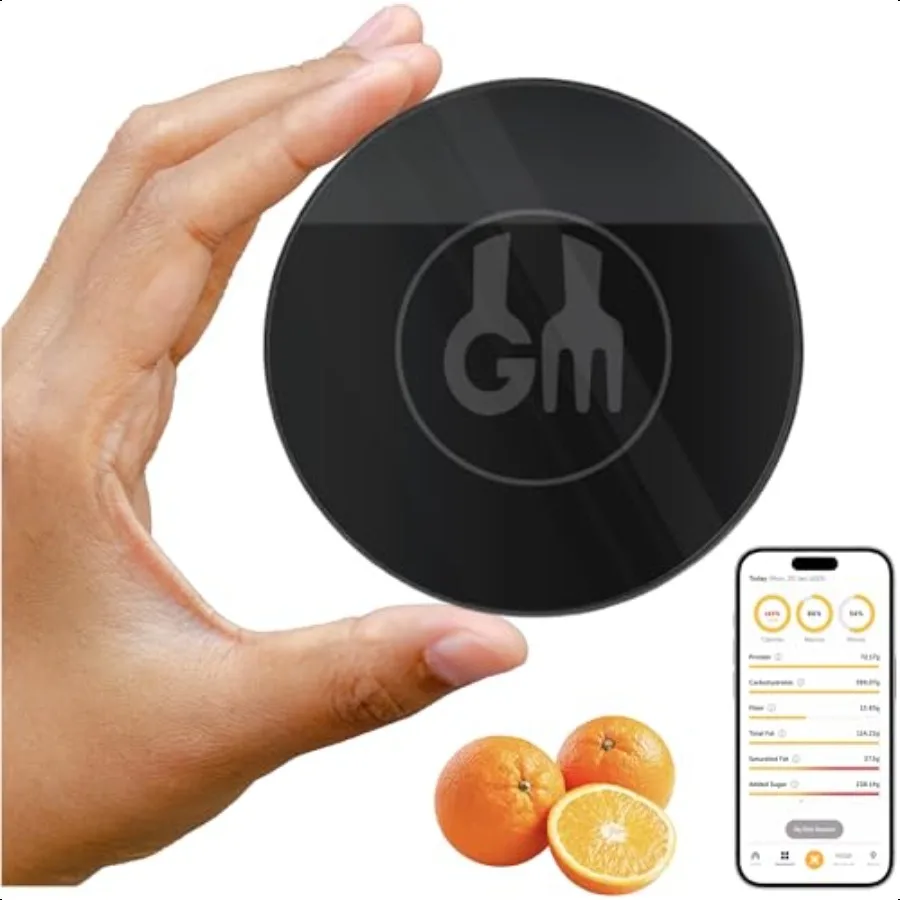 

Food Scale Portable Rechargeable Travel Size. Smart Calories Calculator for Weight Loss Nutrition Diabetes Meal Prep Diet Pocke