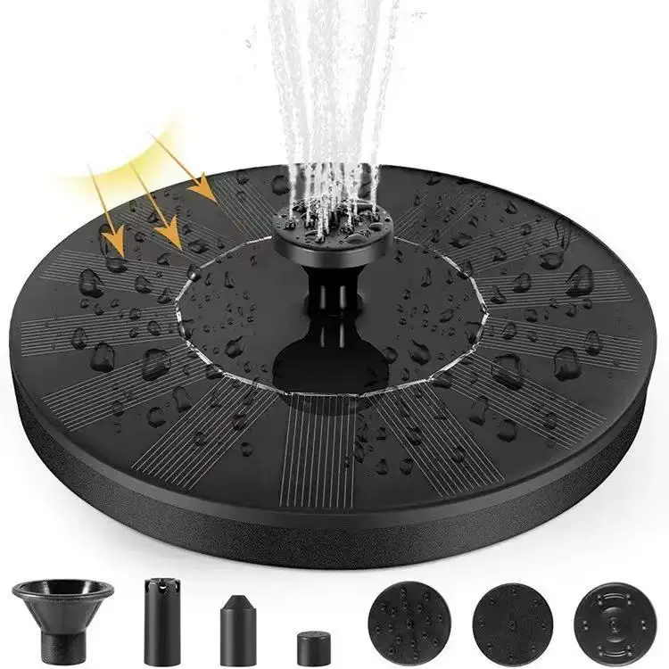 Mini Solar Wasser Brunnen Pool Teich Wasserfall Brunnen Garten Dekoration Outdoor Vogel Bad Solar Powered Brunnen Schwimmenden Wasser – Detail 2
