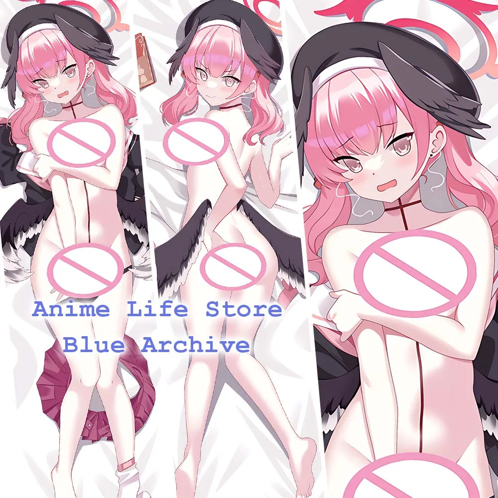 

Shimoe Koharu Body Pillow Case Peachskin 2WAY Dakimakura Anime Game Blue Archive Pillowcase Sleep Hugging Cushion Cover Decor