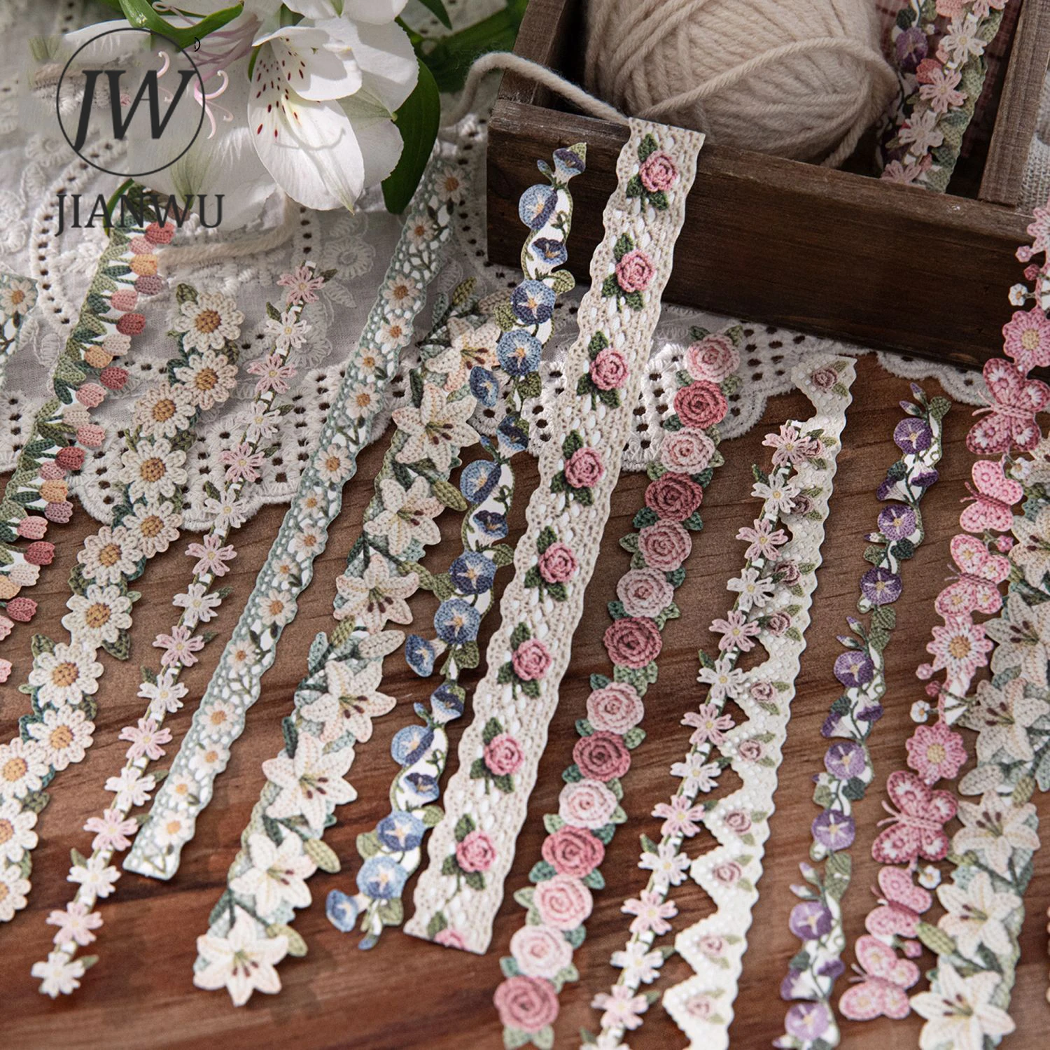 

Коллекция JIANWU: Набор наклеек ручной работы в стиле винтаж с бабочками, цветами и пейзажами для творчества и декора дневников