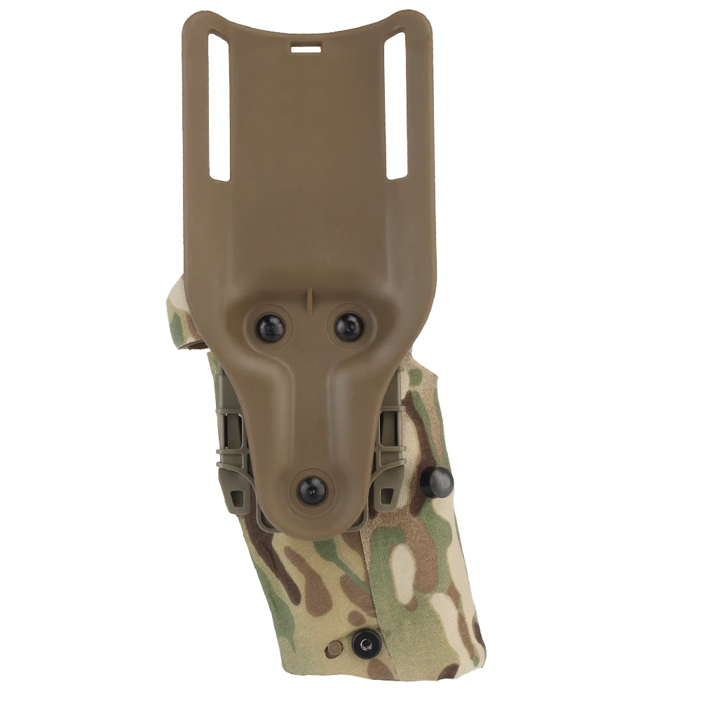 Funda táctica G17 G19 X300: bloqueo rápido, correa muslo y linterna - imagen 3