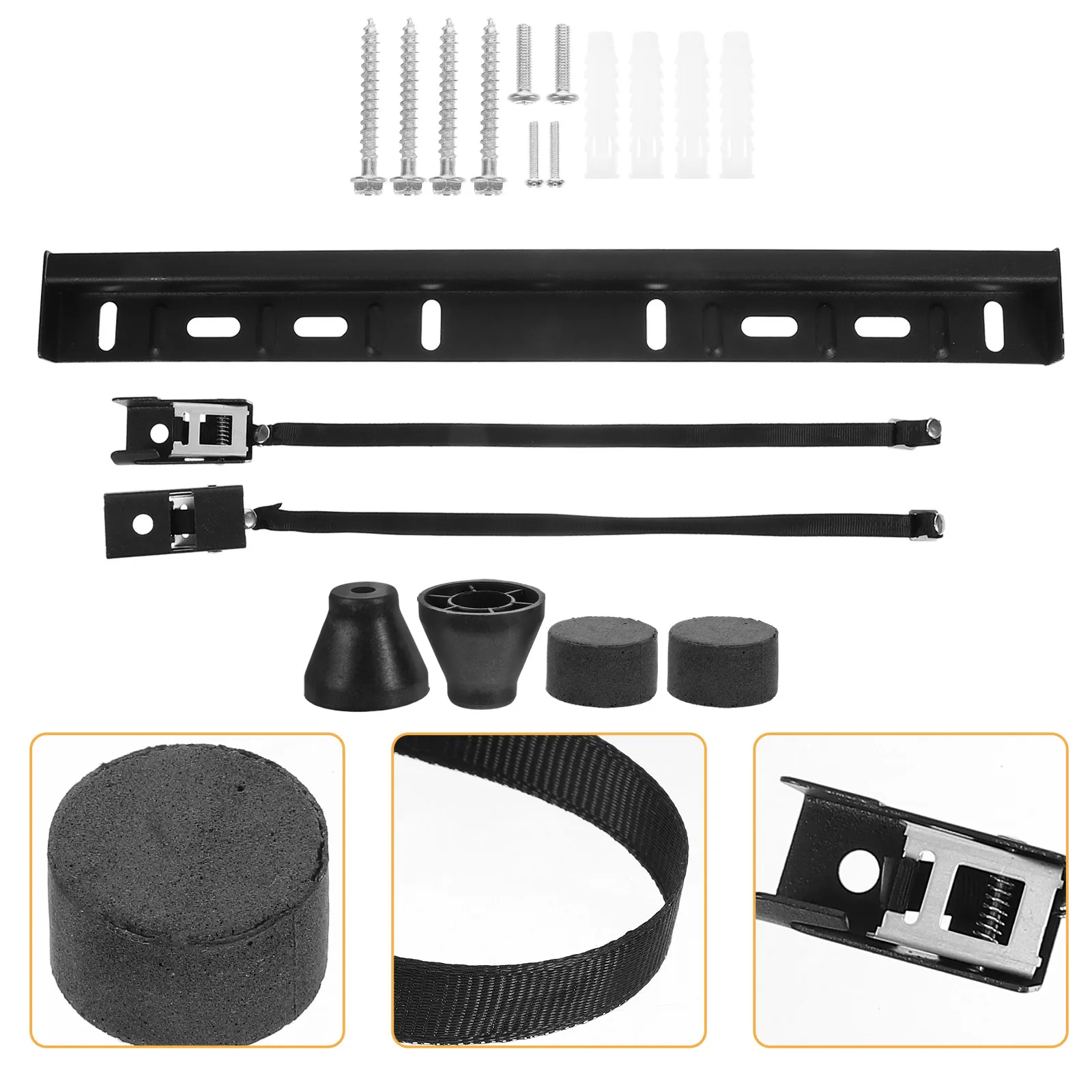 

1Set Studless TV Wall Mount No Punching Bracket for 32-65 Inch LCD TV Renter Friendly No Drill Easy Install Sturdy