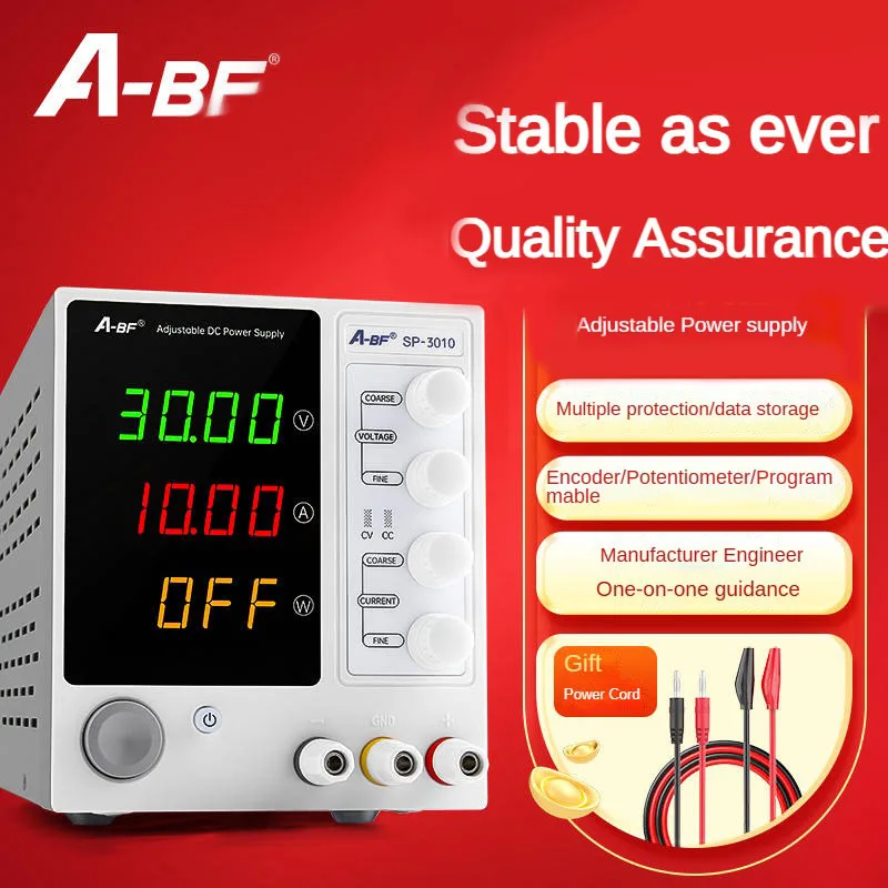 A-BF High-power and high-precision adjustable DC regulated power supply Maintenance switching power supply 30V60V5A10A