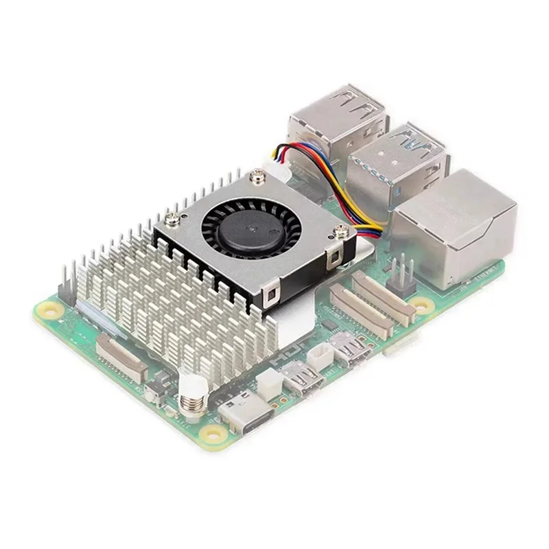 

LLCS-2 Sets For Raspberry Pi 5 Active Cooler With Fan For Efficient Heat Dissipation