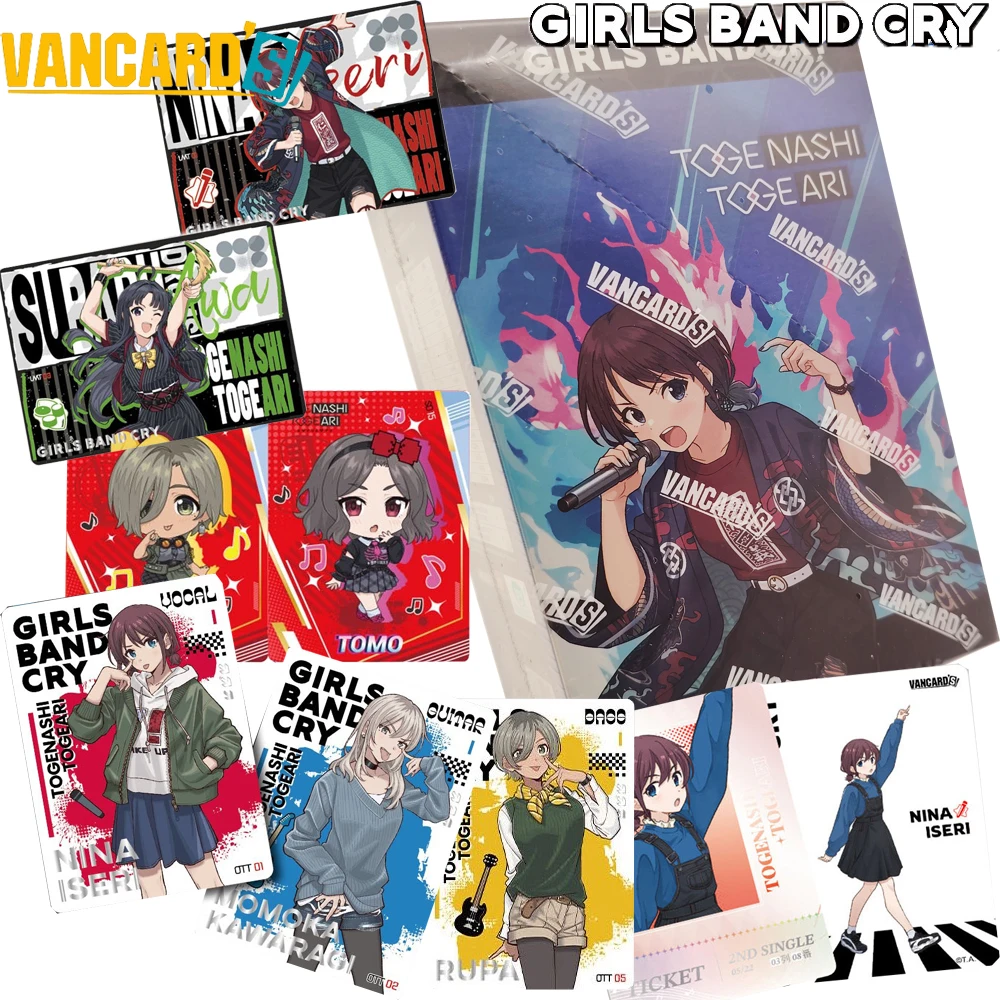 Vancard's Genuine Popular Japanese Anime Girls Band Cry Collection Cards Cartoon Protagonist Creative Peripheral Exquisite Cards