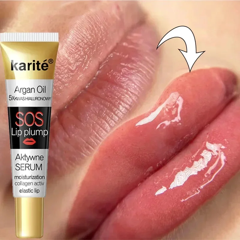 

Lasting Lip Plumper Oil Collagen Lip Gloss Instant Volumising Long-Lasting Moisturizing Reduce Fine Lines Nourish Sexy Lip Care