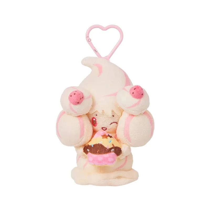 Original Anime Games Pokemon Alcremie Soft Plush Toy Keychain