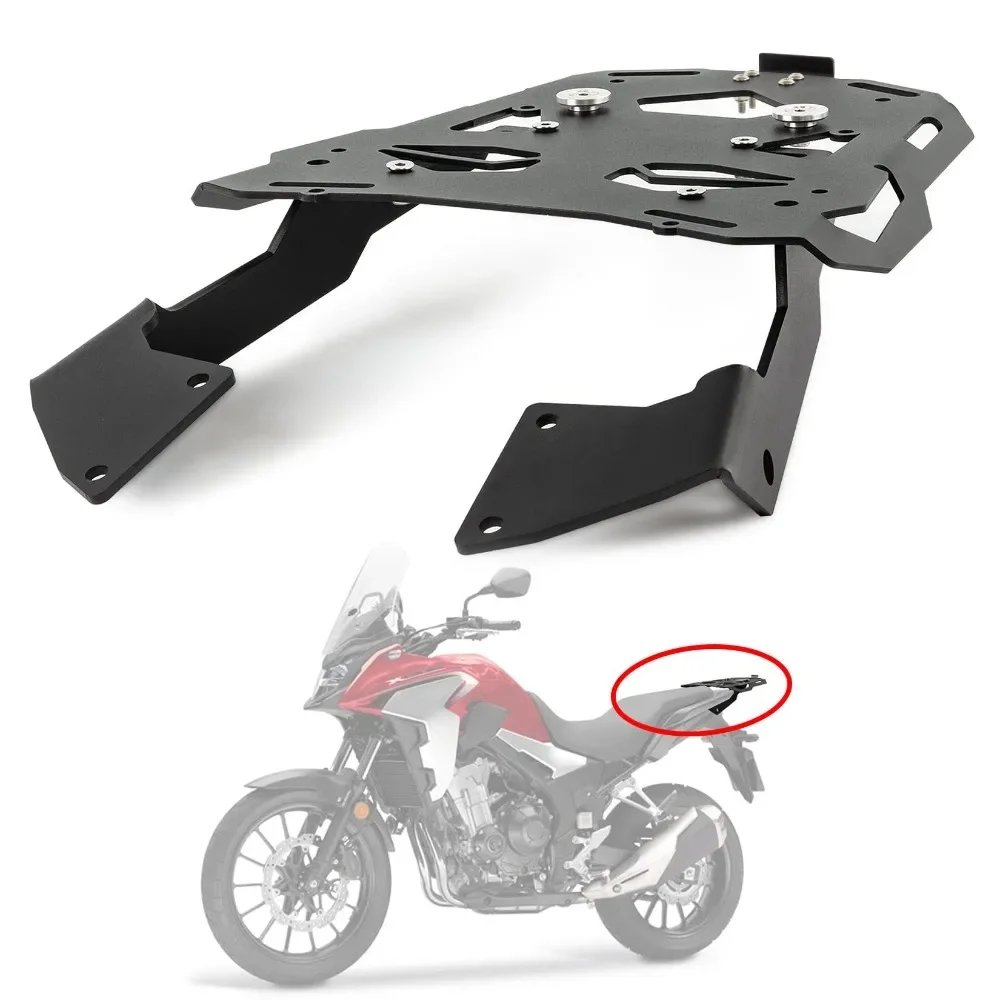 

Motorcycle Fixer Holder Cargo Bracket Tailrack Rear Carrier Luggage Rack for CB400X 2021-2023 CB500X 2012-2023 CB500F 13-18