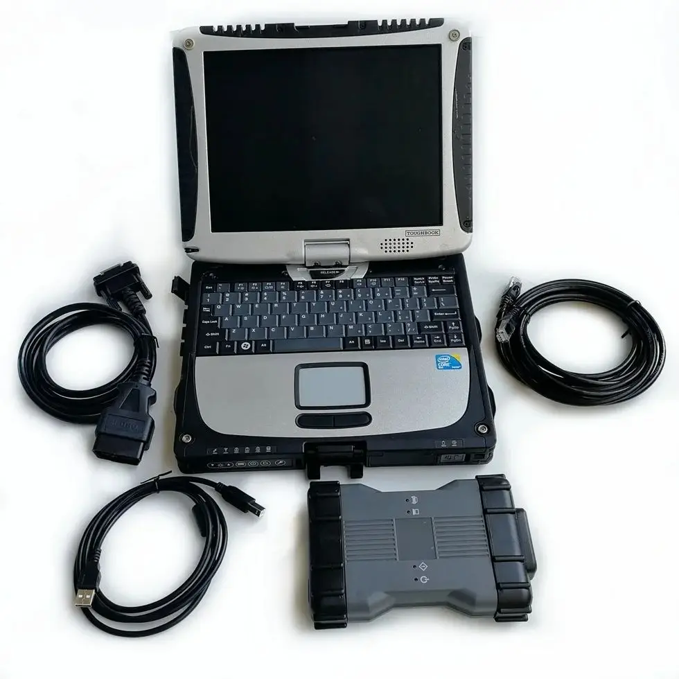 MB Star VCI C6 لسيارة Mercedes Icom Next لسيارة BMW 5054A 3 Software in I5 Laptop CF19 2TB HDD/SSD لأداة التشخيص التلقائي Win10