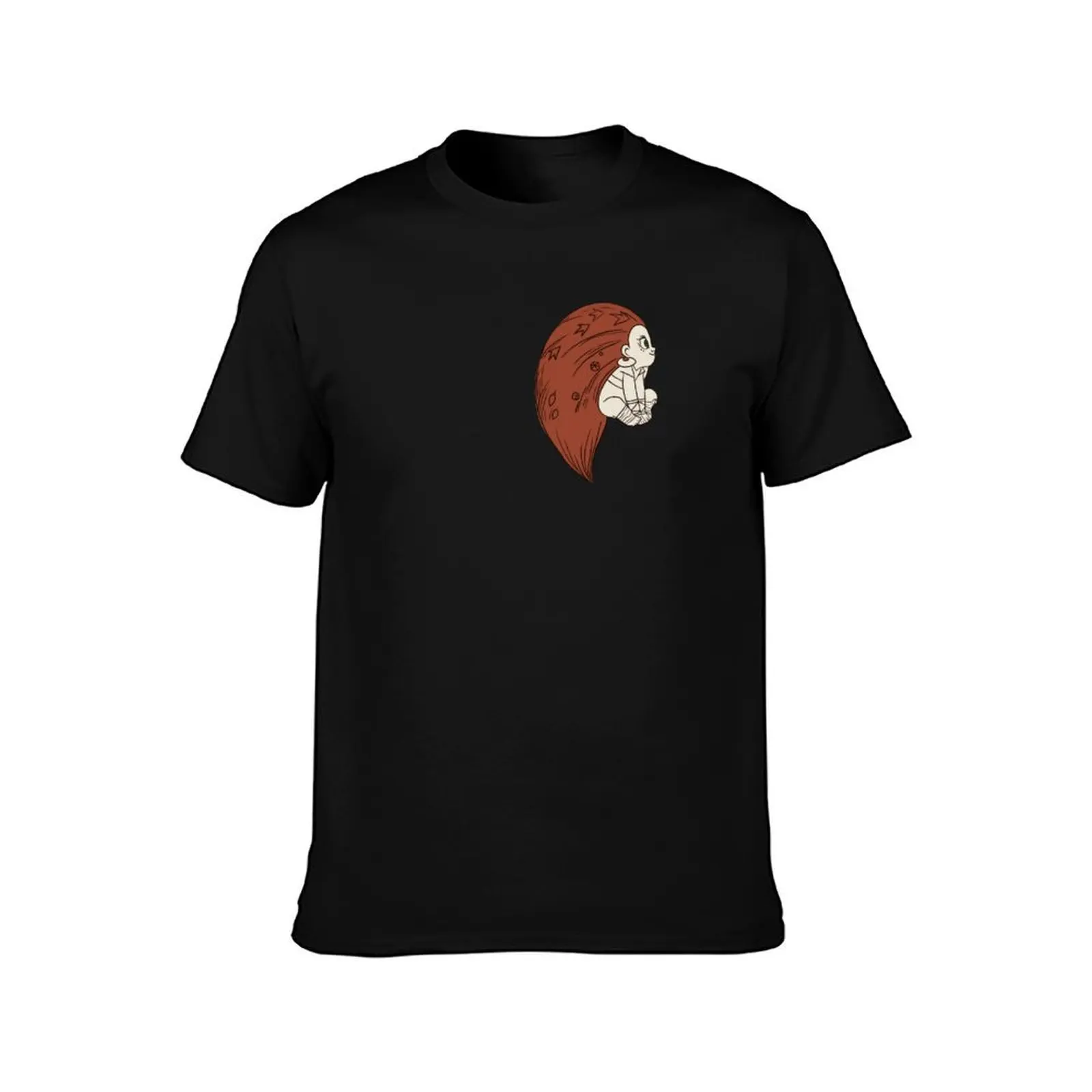 Mebh ?g MacTíre Sketch T-Shirt Basic Solid Color Short Sleeve T-Shirt