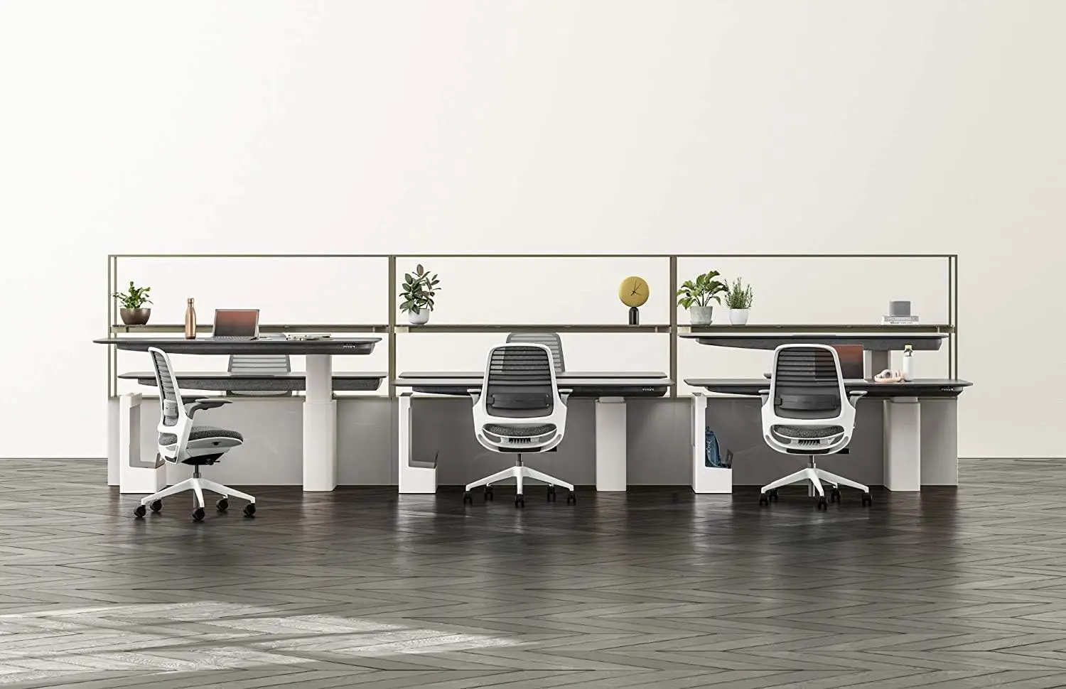 Steelcase Series 1 Office Chair - Ergonomic Work Chair with Wheels for Carpet - Helps Support Productivity - Weight-Activated Co