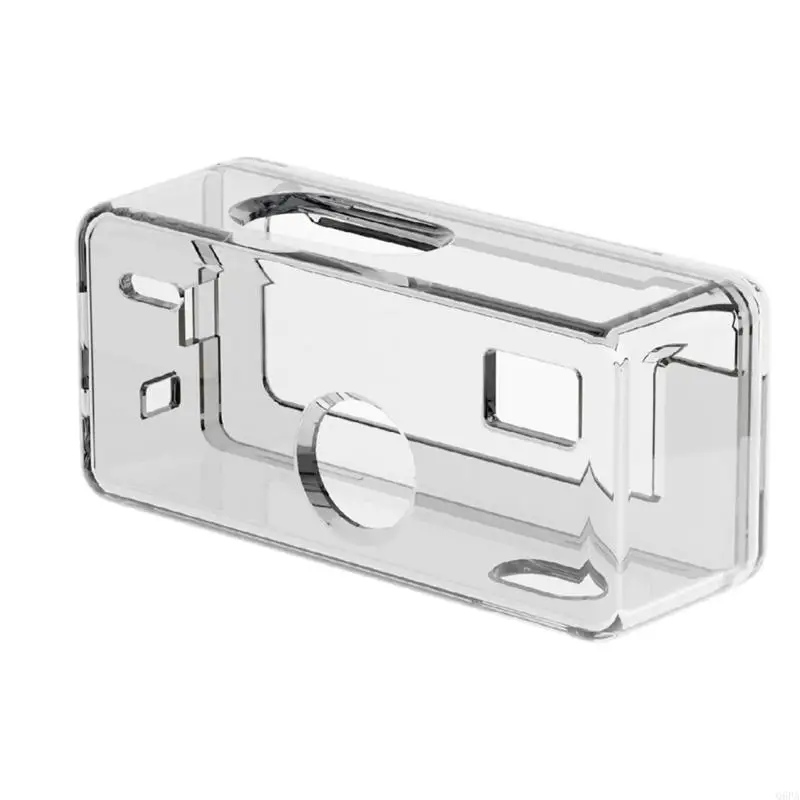 Q6PA Travel Storage Case for Mini Camera, Shell with Full Corner Coverage and Precise Openings for Daily Commute Carry, Display