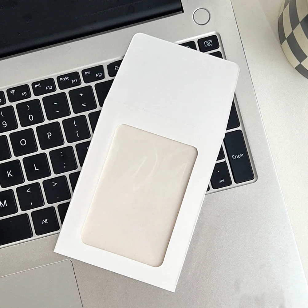 40Pcs Macaron Color Card Sleeves Clear Protective Covers for Game Trading Sports Cards DIY Display Storage Simple Style Portable