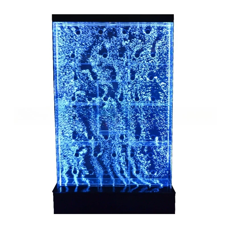 

Занавеска для воды, стена для винного шкафа, аквариум для гостиной, декоративная перегородка для входа, водная стена, акриловая пузырьковая стена